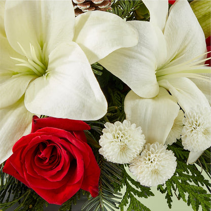 Seasonal Festivities Centerpiece –  Gcg Flowers, Cary NC