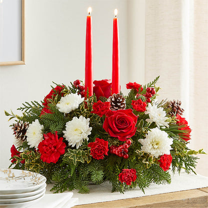 Holiday Soiree Centerpiece –  Gcg Flowers, Cary NC
