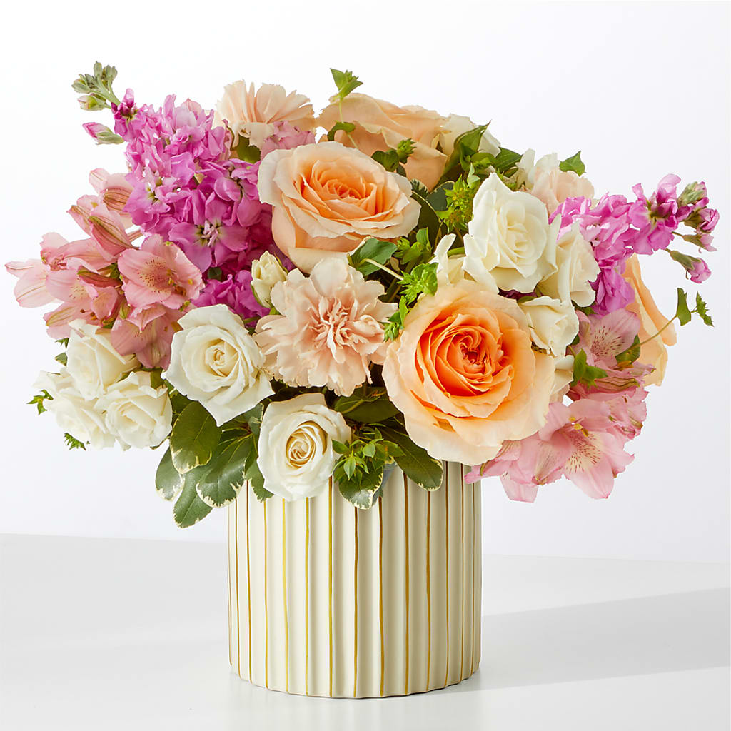 Paradise Bouquet with Ivory Vase –  Gcg Flowers, Cary NC