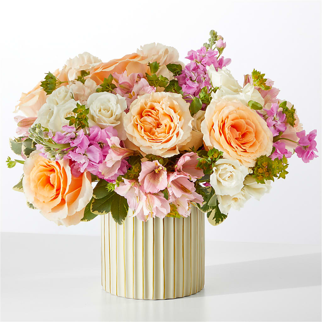 Paradise Bouquet with Ivory Vase –  Gcg Flowers, Cary NC