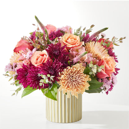 Berry Cobbler Bouquet with Ivory Vase –  Gcg Flowers, Cary NC