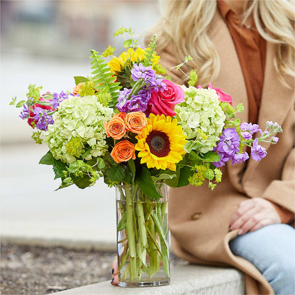 Vibrant Greetings Bouquet –  Gcg Flowers, Cary NC
