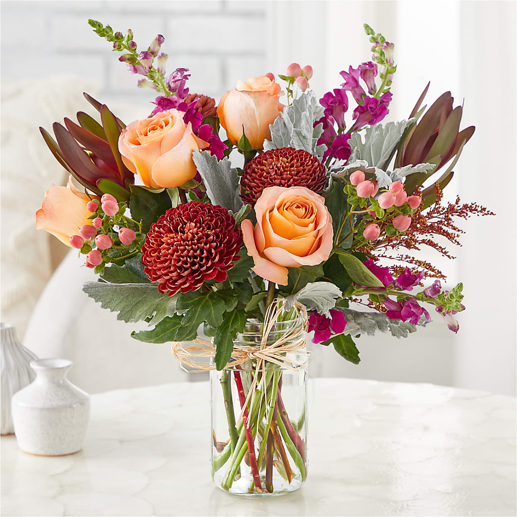 Moody Hues Bouquet –  Gcg Flowers, Cary NC