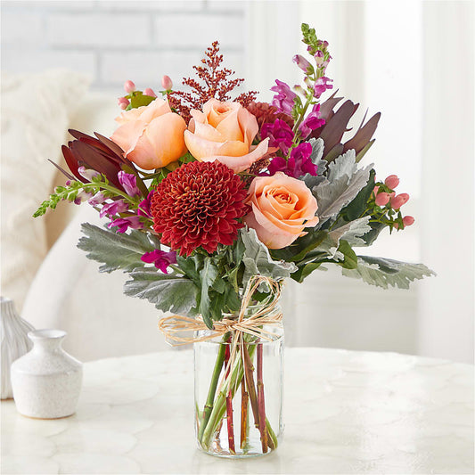 Moody Hues Bouquet –  Gcg Flowers, Cary NC